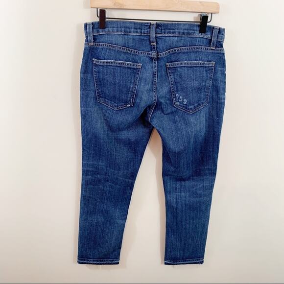 Current/Elliott The Cropped Straight Jeans - Picture 5 of 9